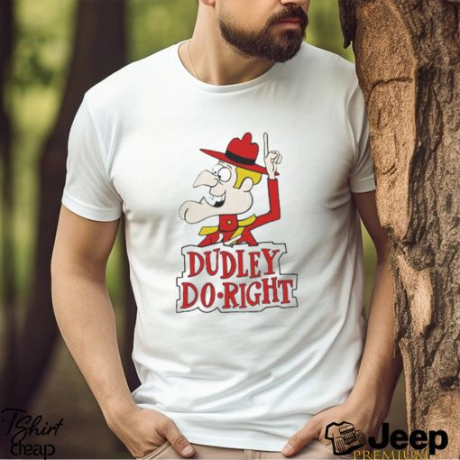 Dudley Do Right Rocky And Bullwinkle Red shirt