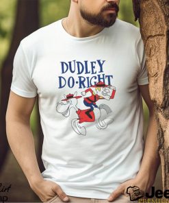 Dudley Riding Horse Backwards Rocky And Bullwinkle shirt