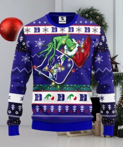 Duke Blue Devils Grinch Christmas Ugly 3D Xmas Sweater Christmas Gift For Fans