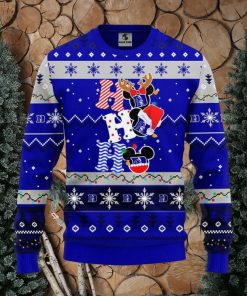 Duke Blue Devils Hohoho Mickey Christmas Ugly Sweater Sport Christmas Gift Ideas