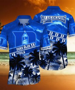 Duke Blue Devils NCAA Floral 3D Full Print Hawaiian Shirt