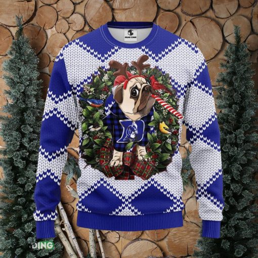 Duke Blue Devils Pub Dog Christmas Ugly Sweater Sport Christmas Gift Ideas