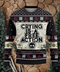 Dungeons Dragons Crying Christmas Sweater