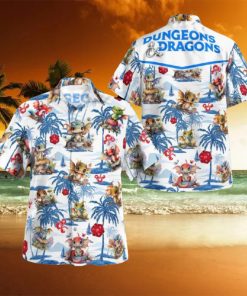 Dungeons Dragons Cute Tropical Combo Hawaiian Shirt And Shorts Best For Men And Women Holidays