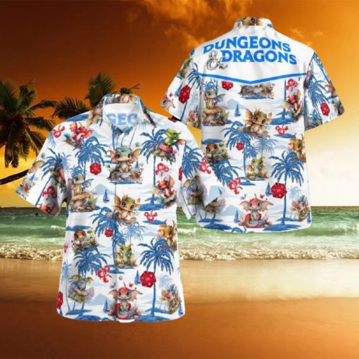 Dungeons Dragons Cute Tropical Combo Hawaiian Shirt And Shorts Best For Men And Women Holidays