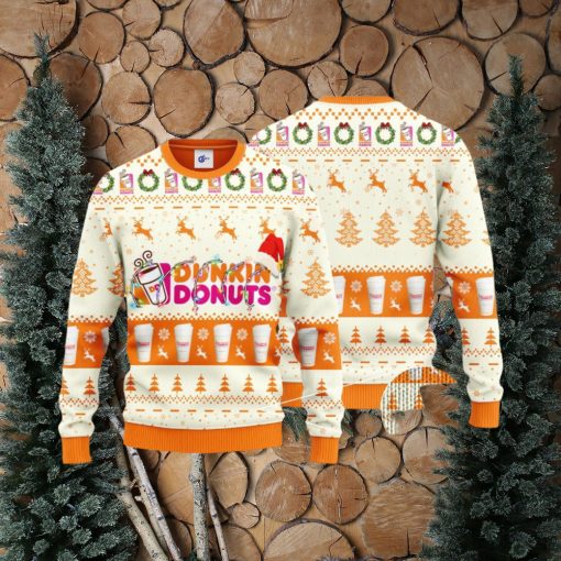 Dunkin’ Donuts Santa Hat Christmas Ugly Christmas