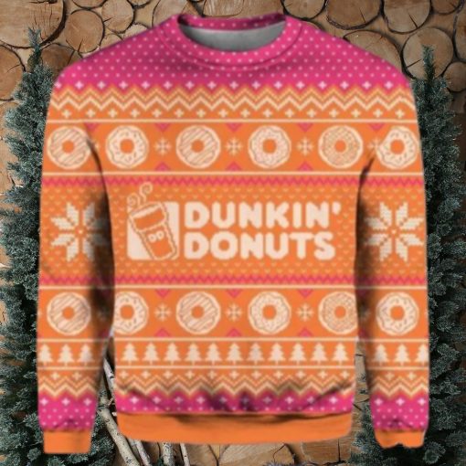 Dunkin Donuts Ugly Christmas Sweater