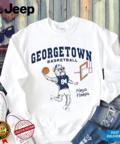 Dunking Bulldog Georgetown Basketball hoya hoops shirt