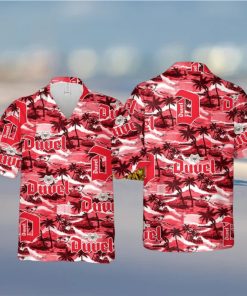 Duvel Beer Hawaiian Sea Island Pattern Hawaiian Shirt, Summer Beer Hawaiian Shirt