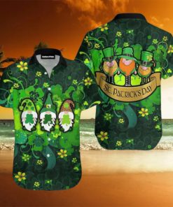 Dwarfs Irish Saint Patrick s Day Green Aloha Hawaiian Shirt