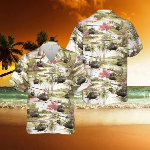 Us Army Bell Uh 1 Huey Hawaiian Shirt