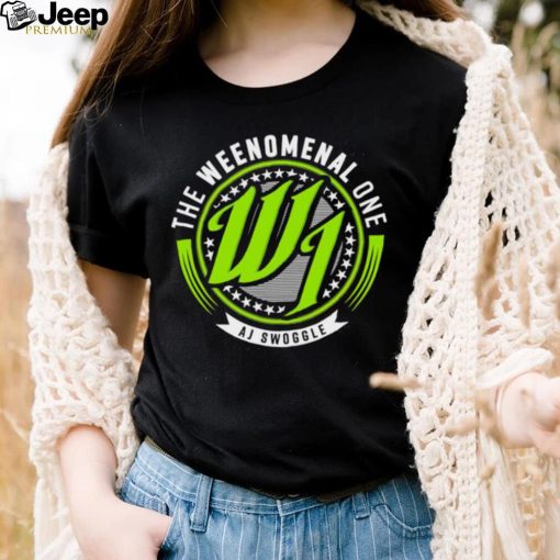 Dylan Swoggle Postl The Weenomenal One AJ Swoggle W1 logo shirt