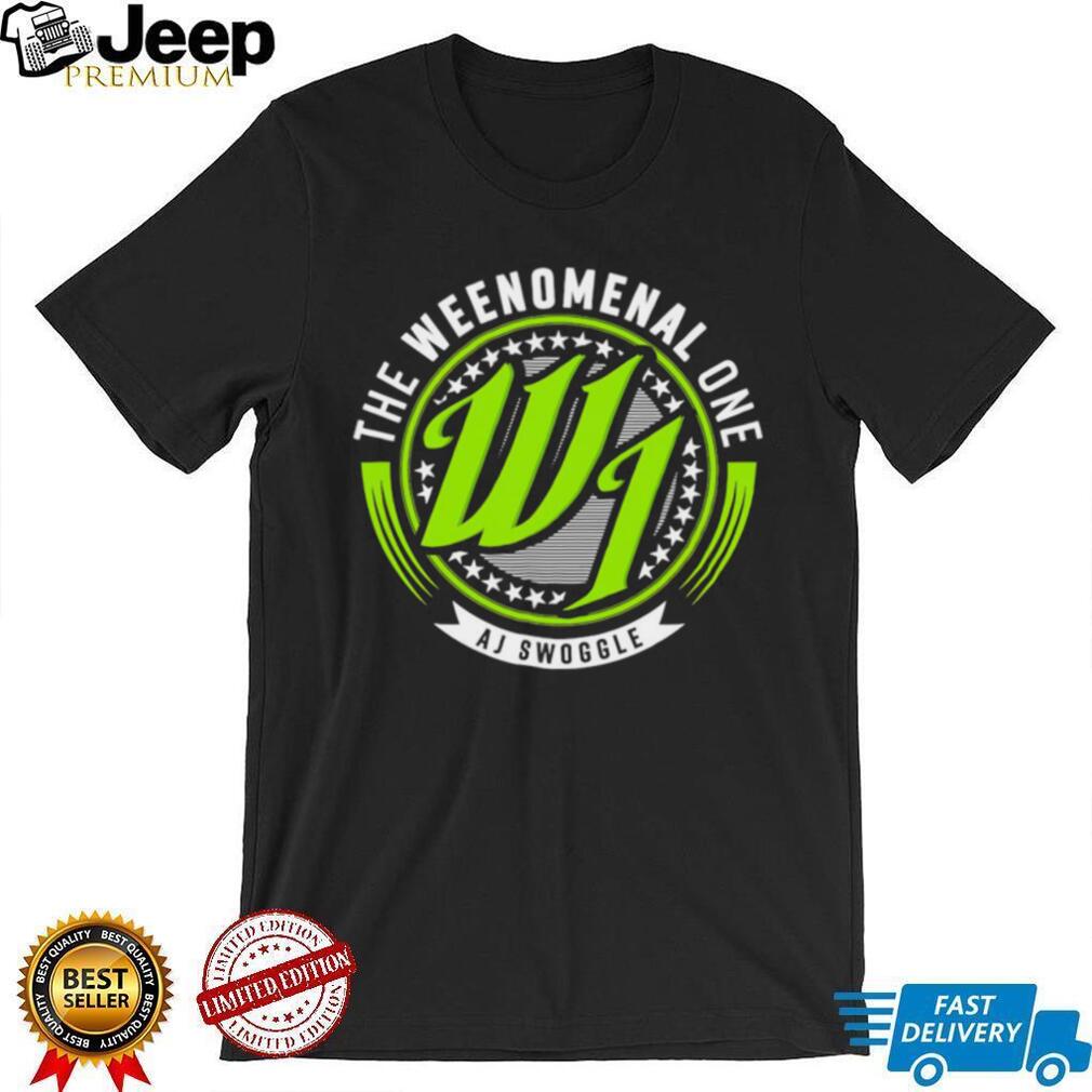 Dylan Swoggle Postl The Weenomenal One AJ Swoggle W1 logo shirt