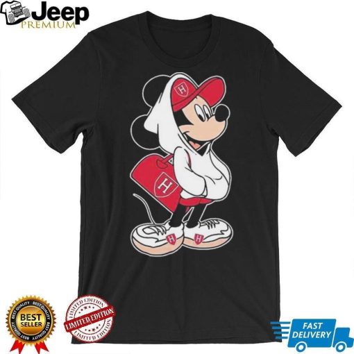 Disney Mickey Mouse NCAA Harvard Crimson t shirt