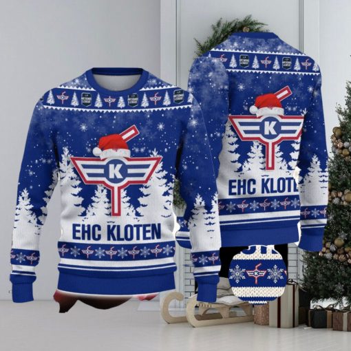 EHC Kloten 3D Printed Sweater Gift For Men And Women Ugly Christmas Sweater