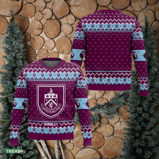 EPL Burnley Christmas Sweater New Fashion Gift For Men And Women Fans