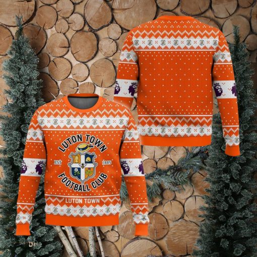 EPL Luton Town Christmas Sweater New Fashion Gift For Men And Women Fans