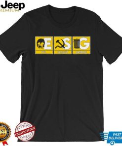 ESG Evil Socialist Garbage logo shirt