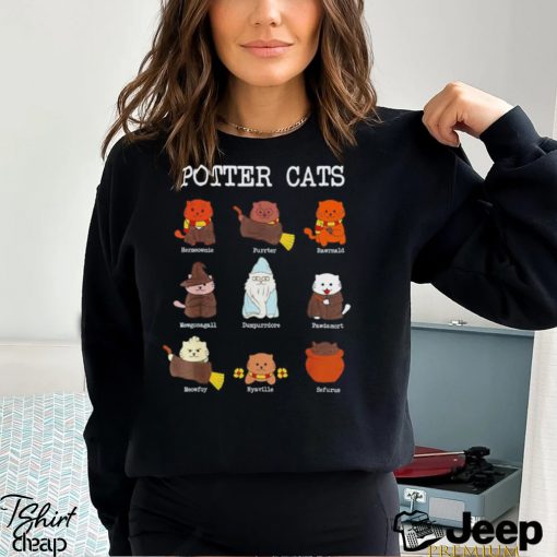 Potter cats Hermeowne Porter Rawnald shirt