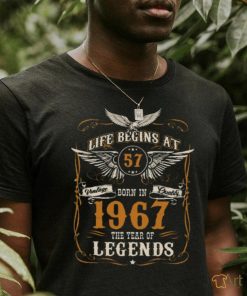 Eagle Legends Were Born In 1967 Life Begins At 57 shirt