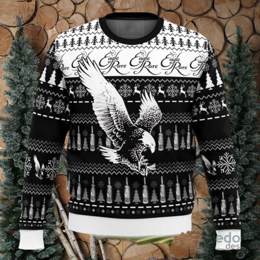 Eagle Rare 3D Ugly Christmas Sweater Christmas Gift Ideas Party Gift