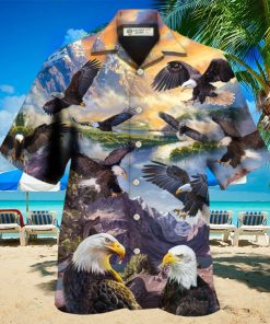 Eagle Spread Wings To The Sky Style Hawaiian Shirt