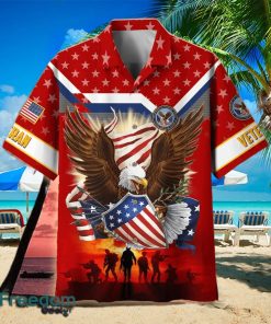 Eagle Traditional US Marine Corps Hawaiian Shirt For Men Veteran