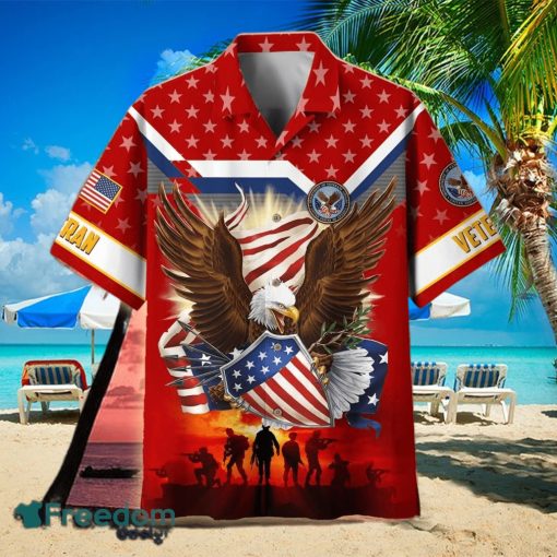 Eagle Traditional US Marine Corps Hawaiian Shirt For Men Veteran