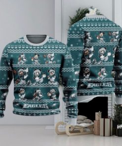 Eagles Mickey Mouse Knitted Ugly Christmas Sweater