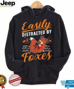 Easily Distracted By Foxes Fox Mountain T Shirt