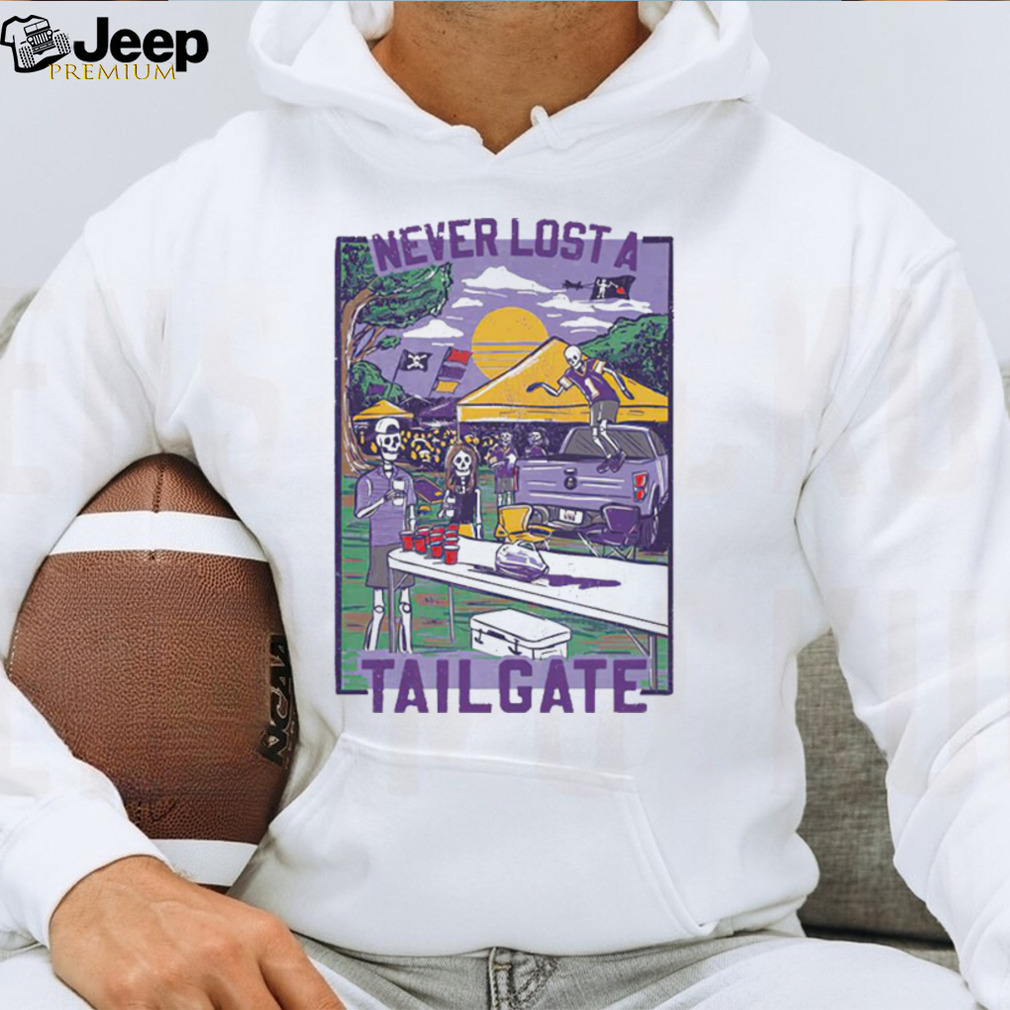 Top tailgate tour 2023 never lost a tailgate shirt - Limotees