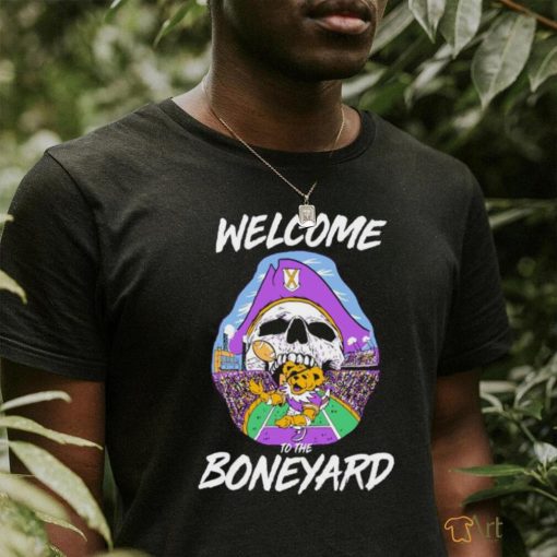 East Carolina Pirates skull and Bear welcome to the Boneyard shirt