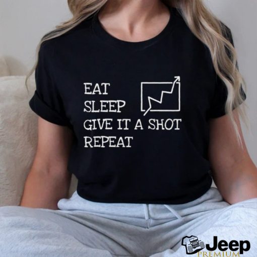 Eat sleep give it a shot repeat 2023 shirt