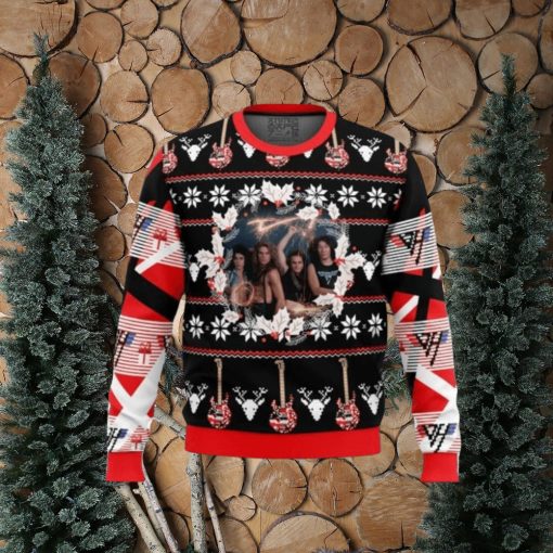 Eddie Van Halen Ugly Christmas Sweaters For Men And Women