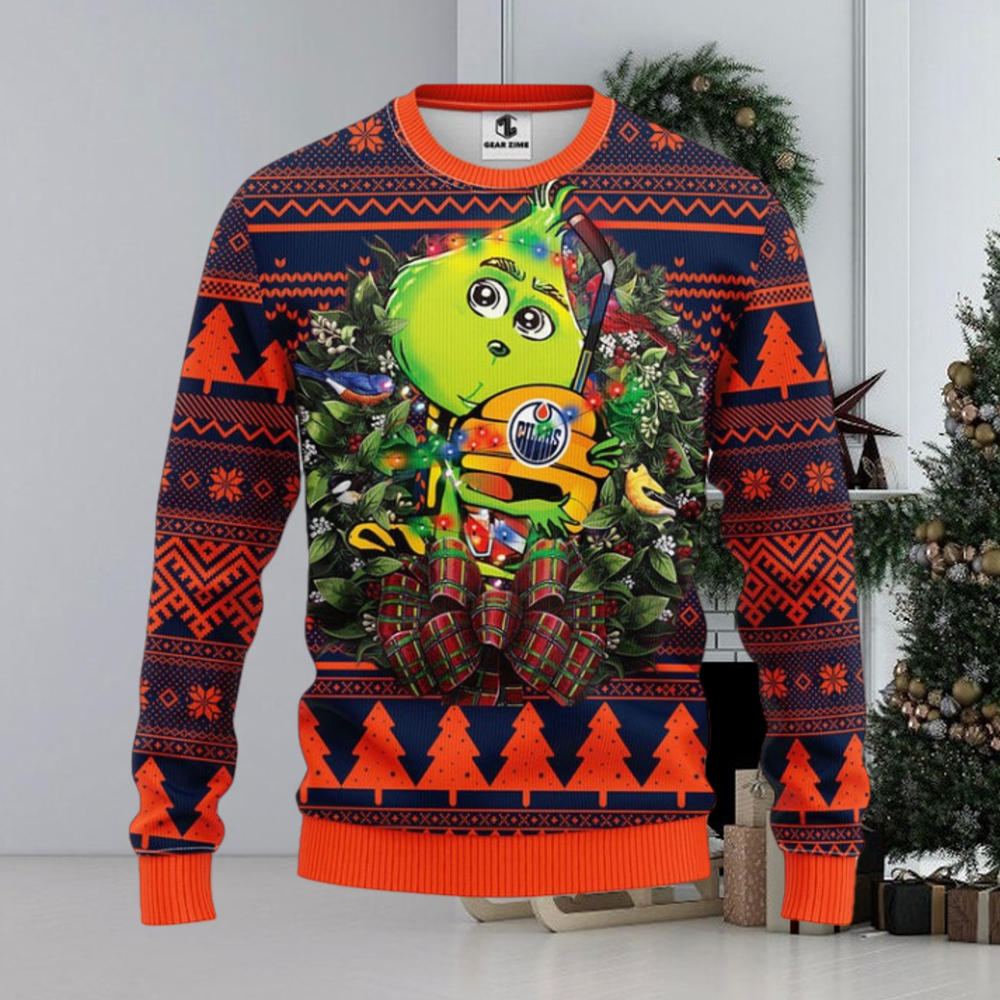 Oilers clearance christmas sweater