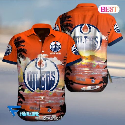 Edmonton Oilers NHL Custom Hawaii Shirt