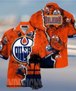 Edmonton Oilers NHL Flower Classic Hawaiian Shirt