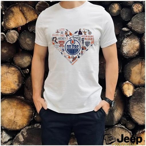 Edmonton Oilers Sport team heart shirt