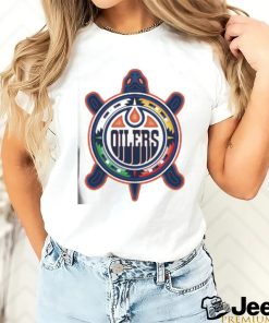 Edmonton Oilers Turtle Lance Cardinal logo shirt