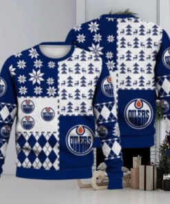 Edmonton Oilers Ugly Christmas Sweater Ice Hockey NHL Fans Gift For Men And Women