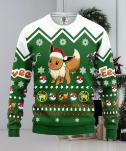 Eevee Pokemon Ugly Christmas Sweater For Men Women