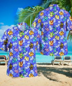 Eevee Tropical Beach Hawaiian Shirt And Short Combo Gift For Fans