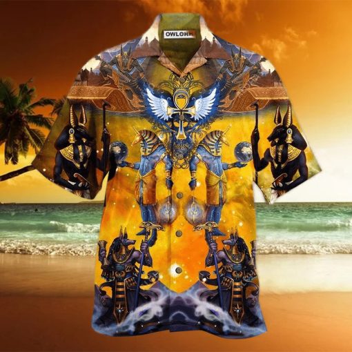 Egypt Gold With Vintange Limited Edition Hawaiian Shirt