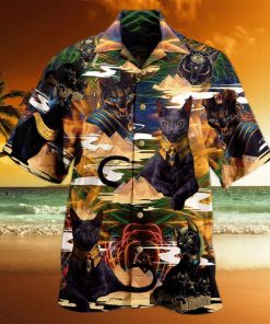 Egyptian Black Cat Hawaiian Shirt – Thoughtful Personalized Gift For The Whole Family