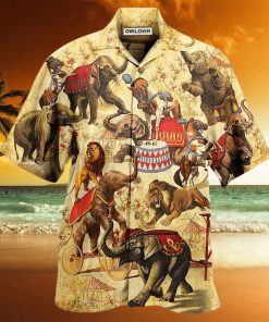 Elephant Amazing Circus Show Hawaiian Shirt