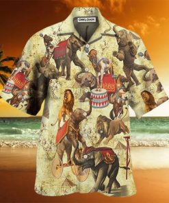 Elephant Circus Show Hawaiian Shirt