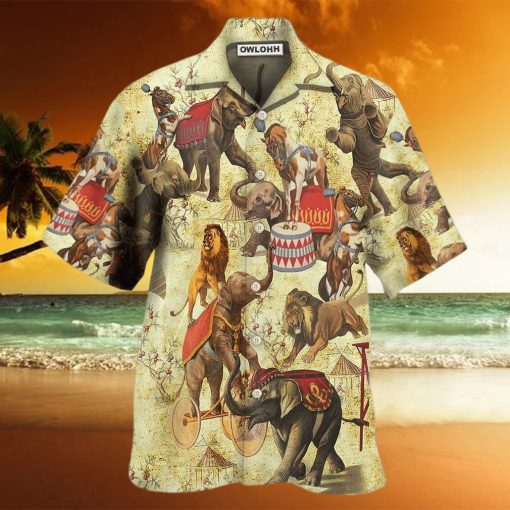 Elephant Circus Show Hawaiian Shirt