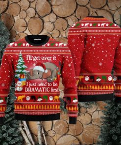 Elephant I ‘ll Get Over It Ugly Christmas Sweater For Men And Women
