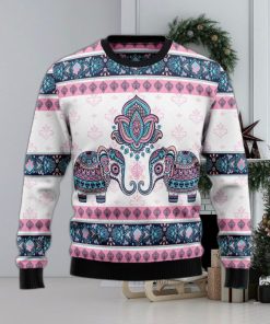 Elephant Mandala Ugly Sweater For Christmas