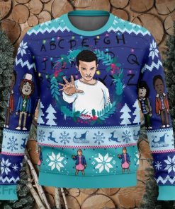 Eleven Stranger Things Ugly Christmas Sweaters 3D Super Hot